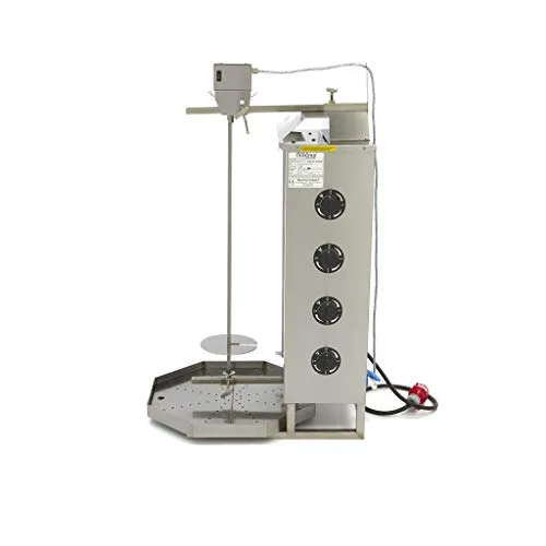 Pizza Maxima Grill Kebab 4 Fuochi Elettrico 50 kg