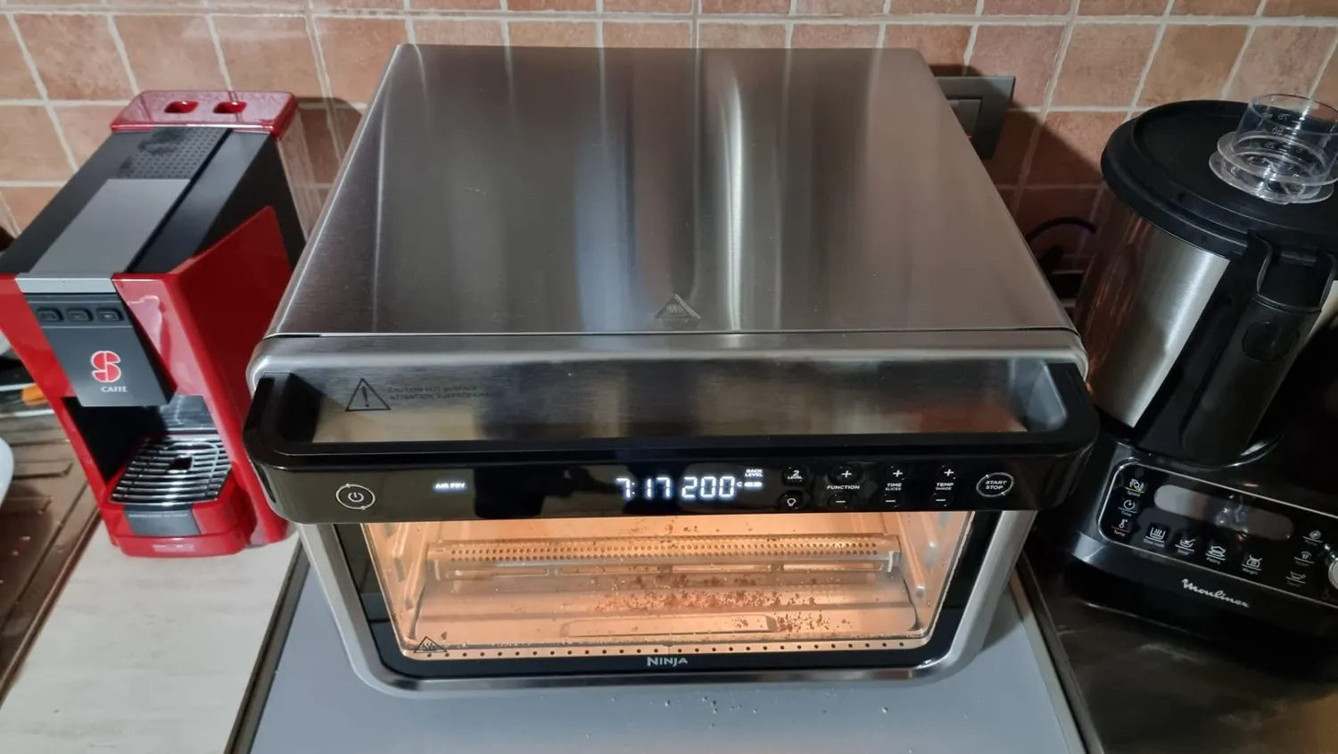 Ninja Foodi 10 in 1 Fornetto Elettrico Argento 2 Livelli