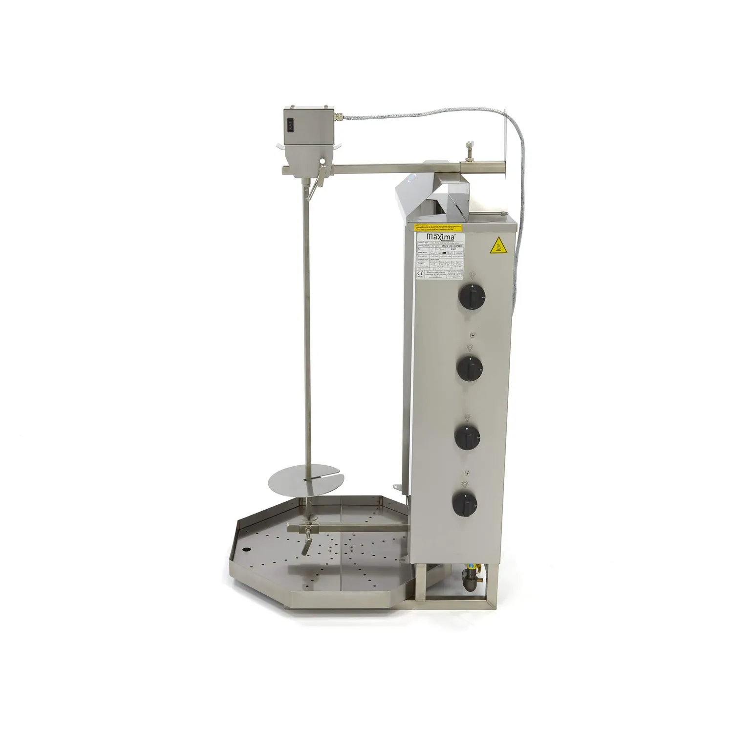 Pizza Maxima Grill Kebab 4 Fuochi Gas 50 kg