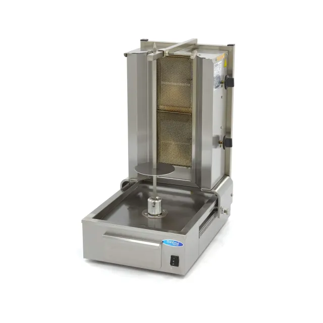 Pizza Maxima grill kebab gas 2 bruciatori 20kg carne