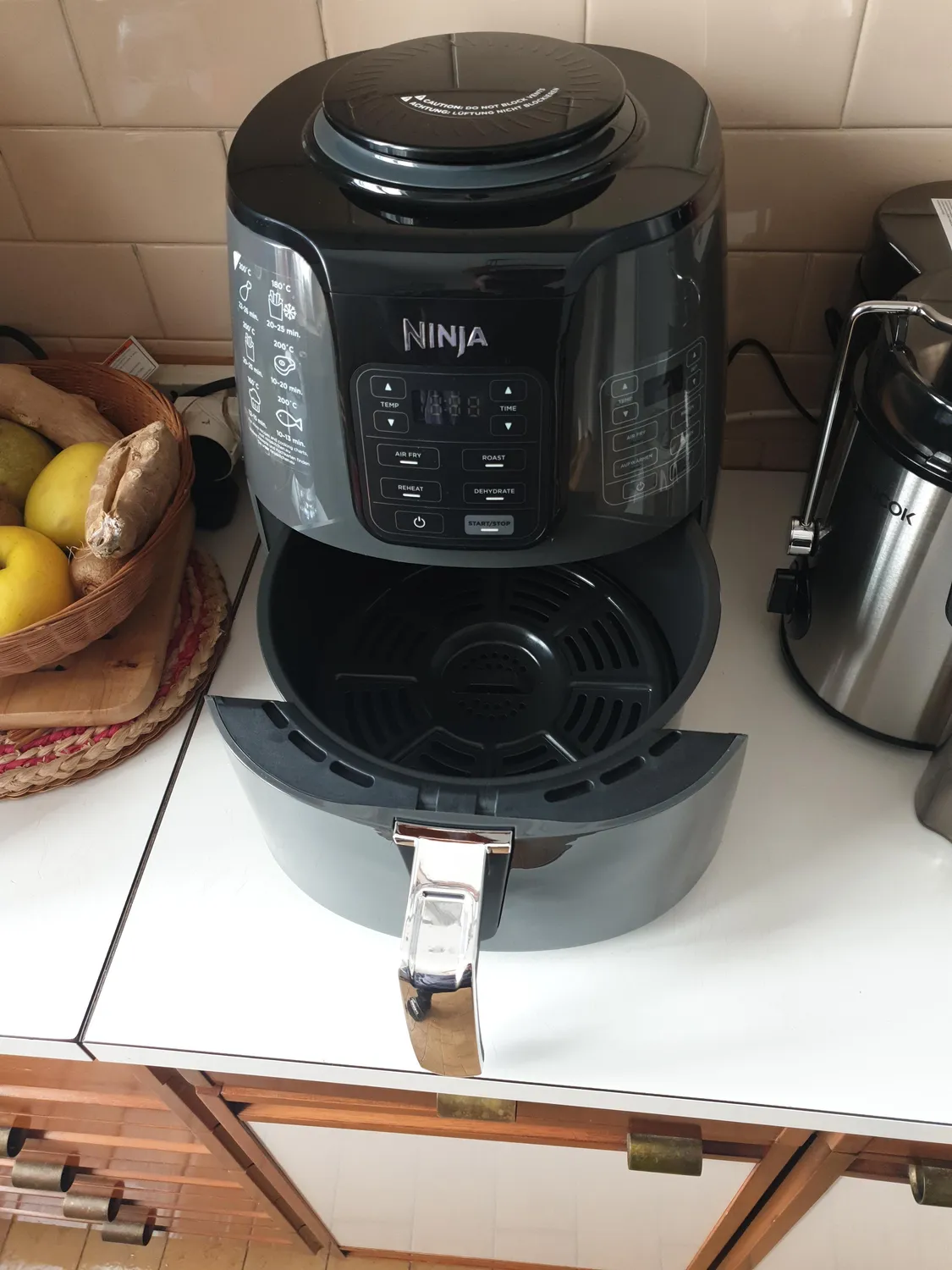 Ninja Air Fryer Max AF160EU Friggitrice 5,2L Grigio Nero