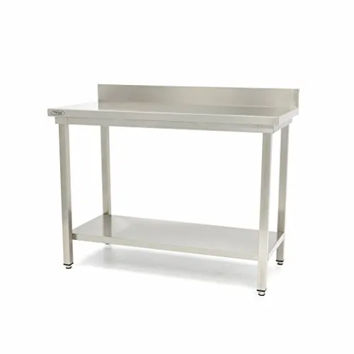 Maxima Tavolo Acciaio Inox 160x60 cm Alzatina Regolabile