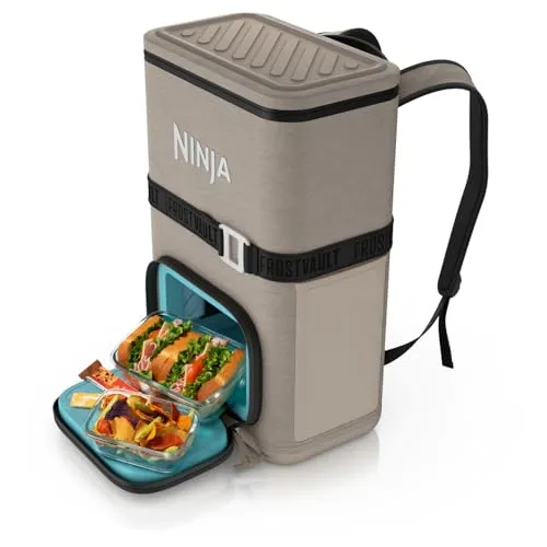 Ninja FrostVault Go FF124EUUKCS zaino frigo 17L beige 24 lattine