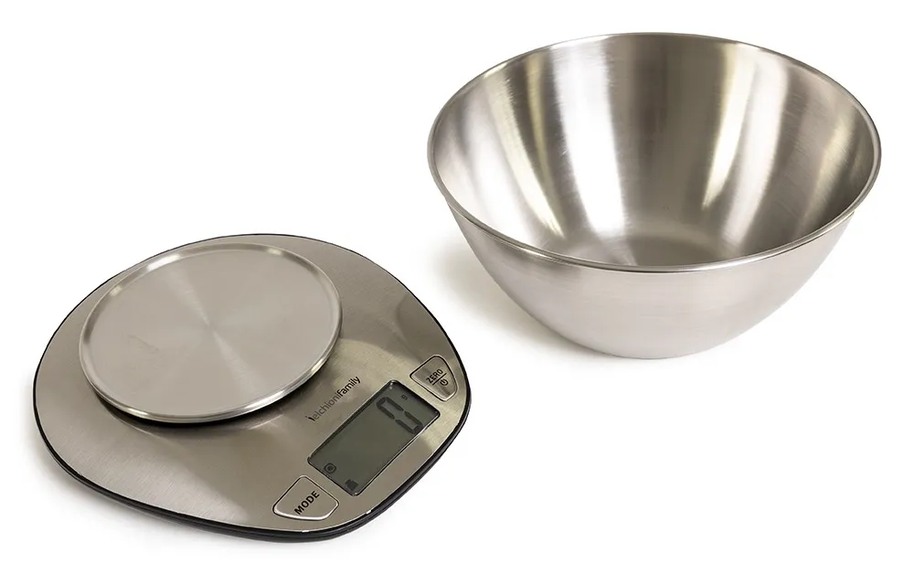 Melchioni Family Graal bilancia cucina 5kg con ciotola