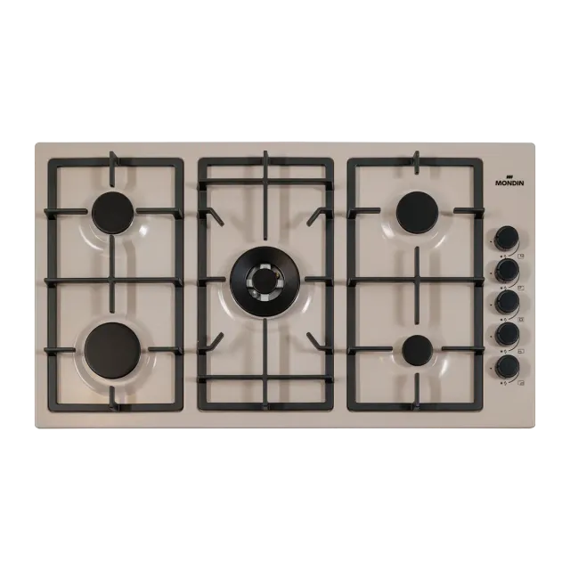 Mondin Torino FQ905VTGVAV piano cottura gas 90 cm 5 fuochi