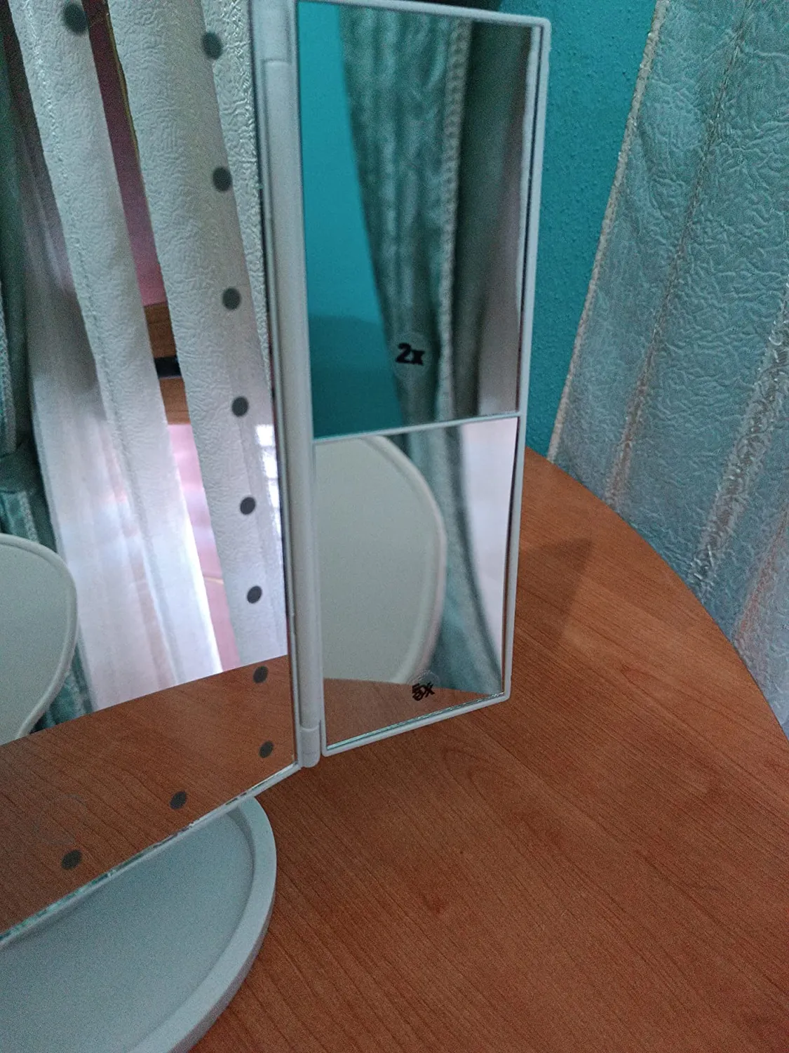 Beper Specchio Trucco Luminoso 22 LED 35x24 cm 1x 2x 5x