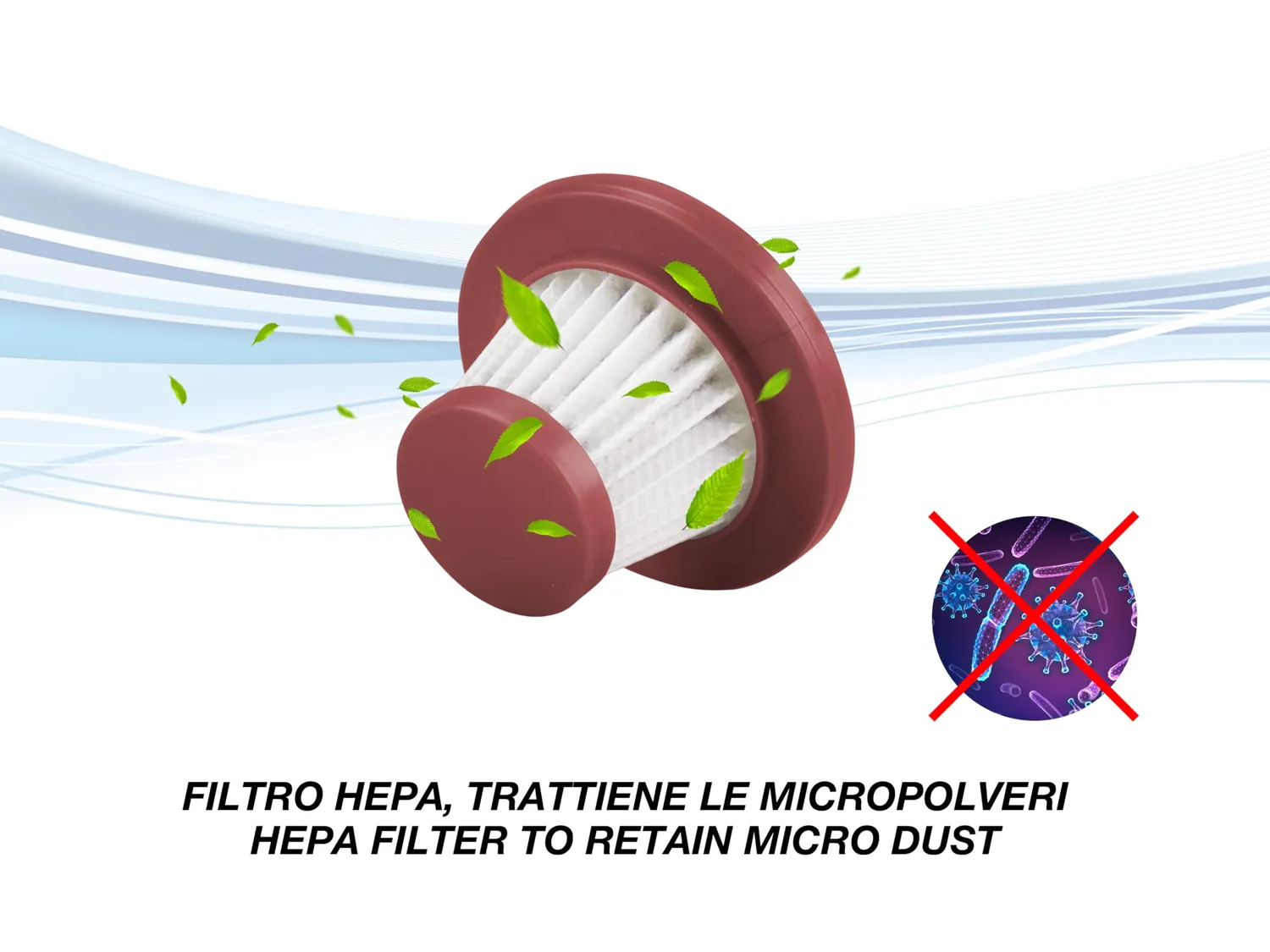 Beper P202ASP401 Aspirabriciole Senza Fili 400 ml Ricaricabile