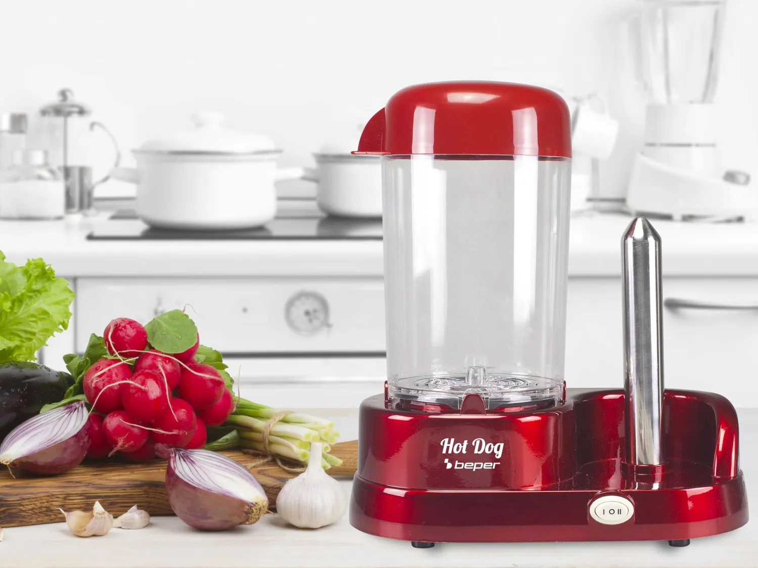 Beper P101CUD501 macchina hot dog vapore 350W