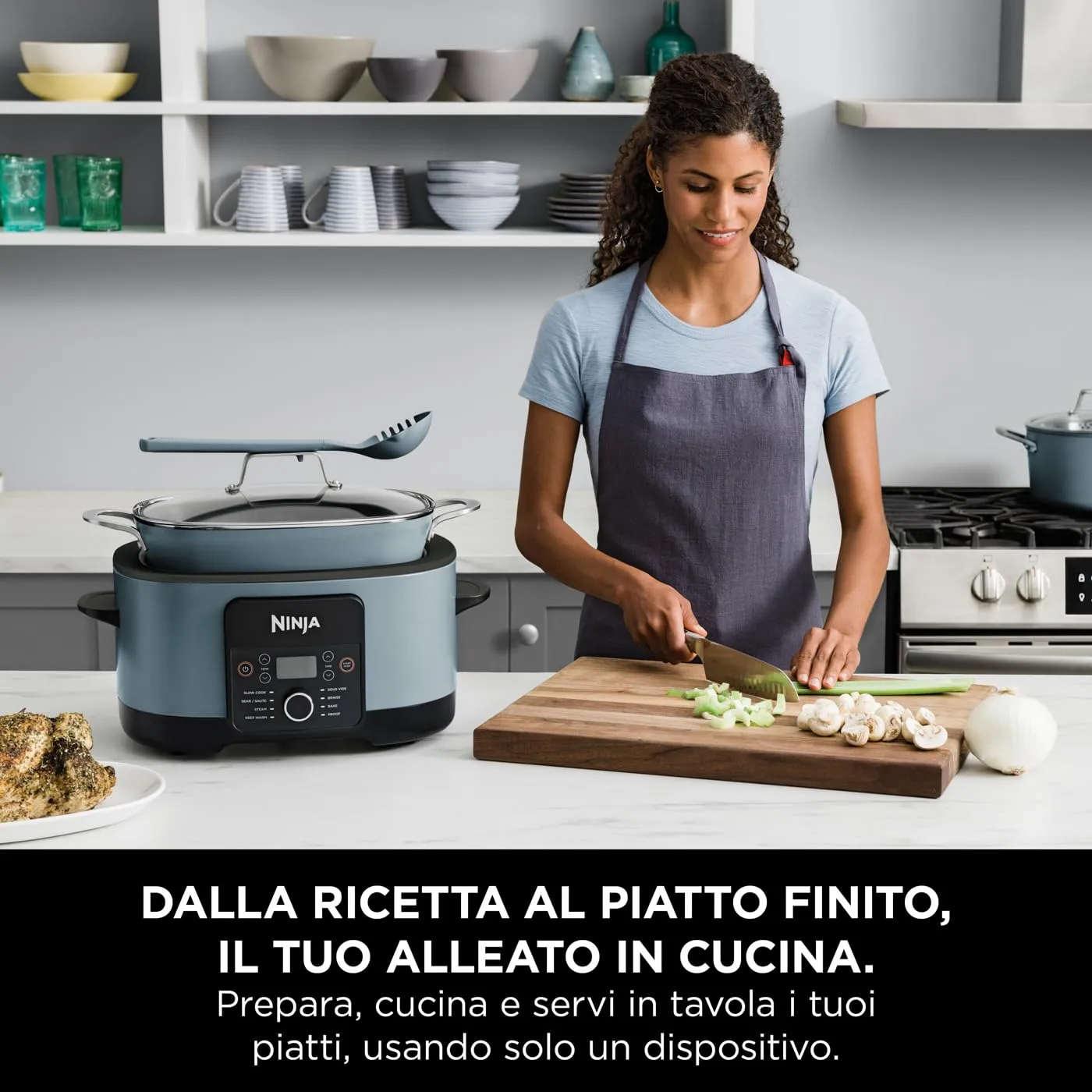 Ninja Foodi PossibleCooker MC1001EU slow cooker 8 L grigio