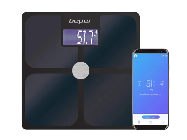 Beper P303BIP050 bilancia pesapersone bluetooth con app