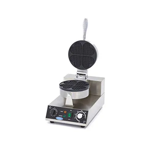Maxima piastra waffle cuore singola 1000W antiaderente