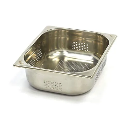 Maxima Contenitore GN 1/2 Forato Inox H 100 mm 6,5 L