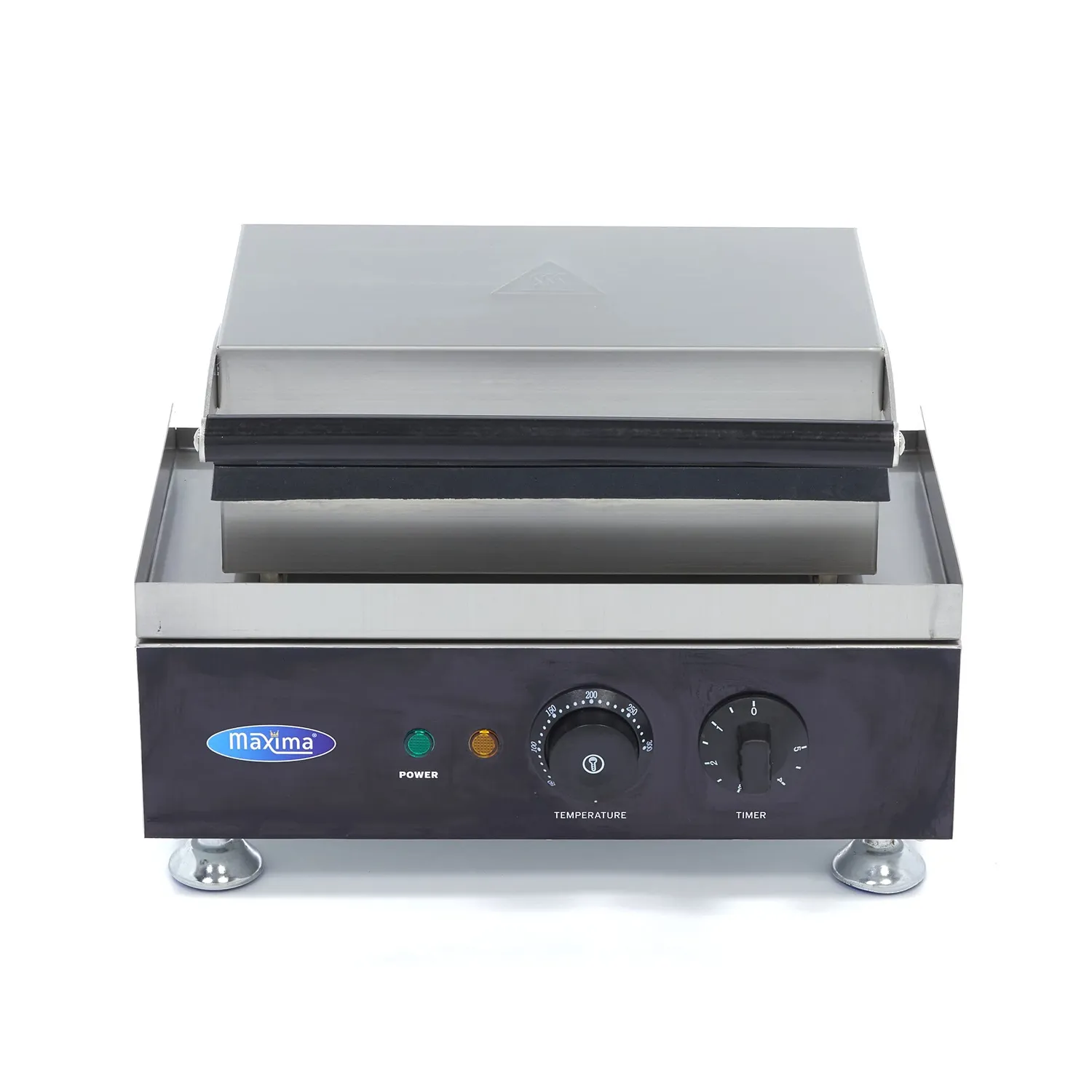 Maxima Piastra Waffle Belga 10 Pezzi Timer 1750W