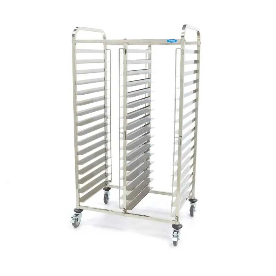 Maxima Gastro carrello portavassoi 32 teglie 60x40 inox