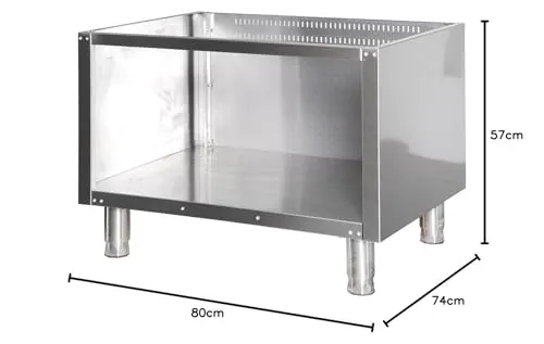 Maxima Premium telaio aperto doppio 90 cm inox