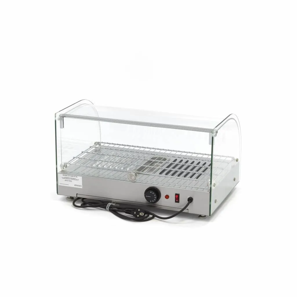 Maxima Vetrinetta Termica 55 cm 25 L 800W vetro curvo