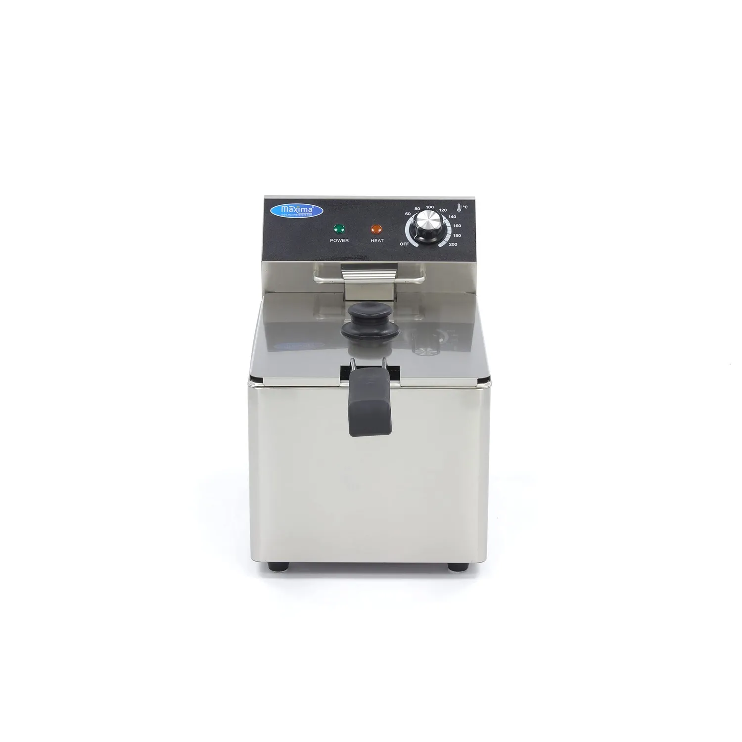 Maxima Gastro friggitrice singola 8 L 1 cestino 1,4 kg