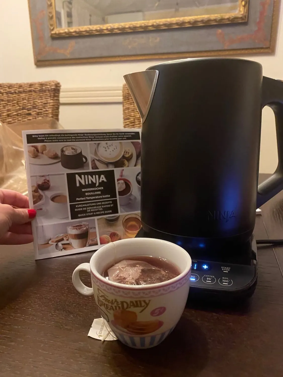 Ninja bollitore elettrico 1,7L temperatura regolabile nero