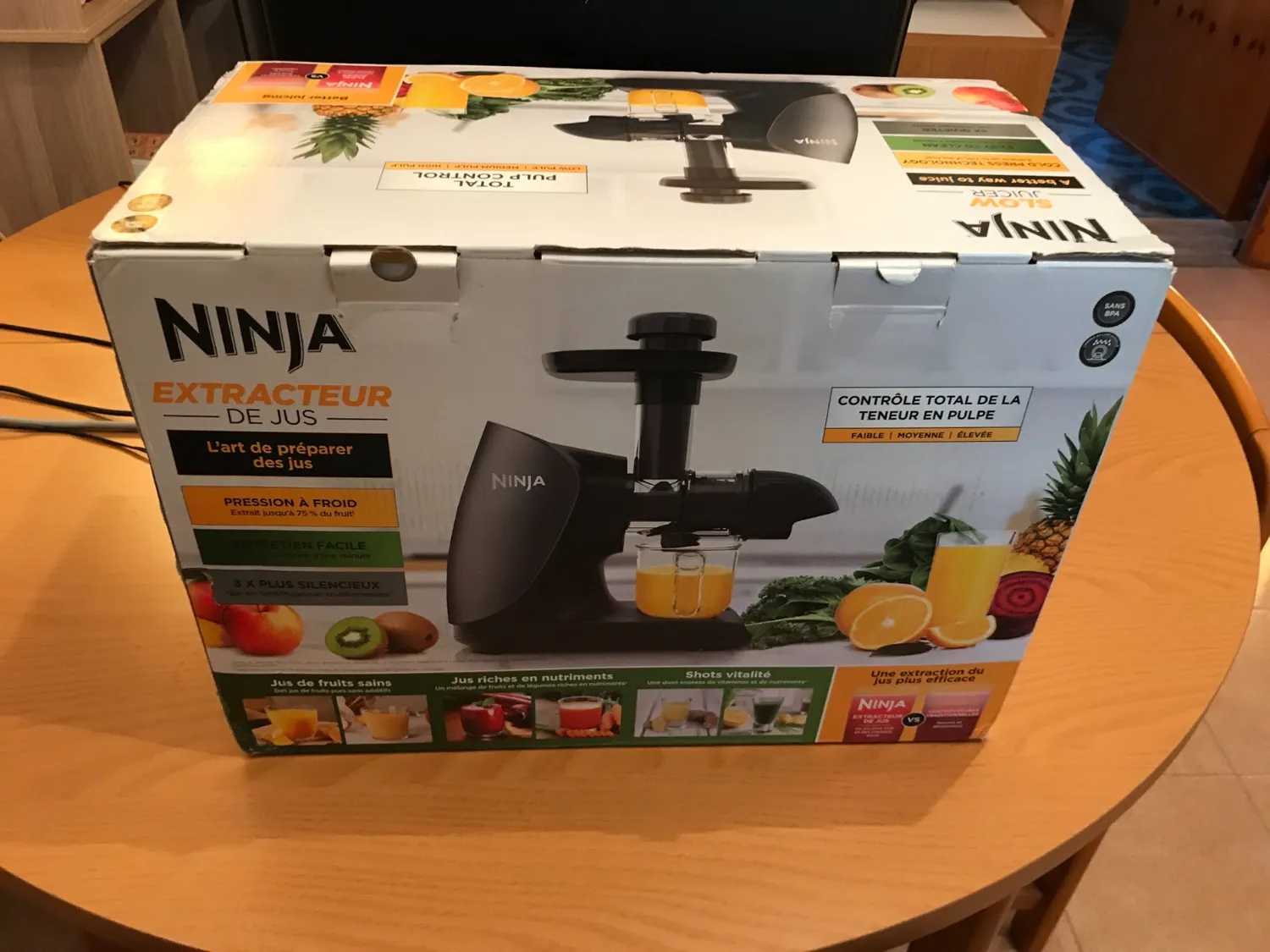 Ninja JC100EU Estrattore Succo Freddo 470 ml Nero