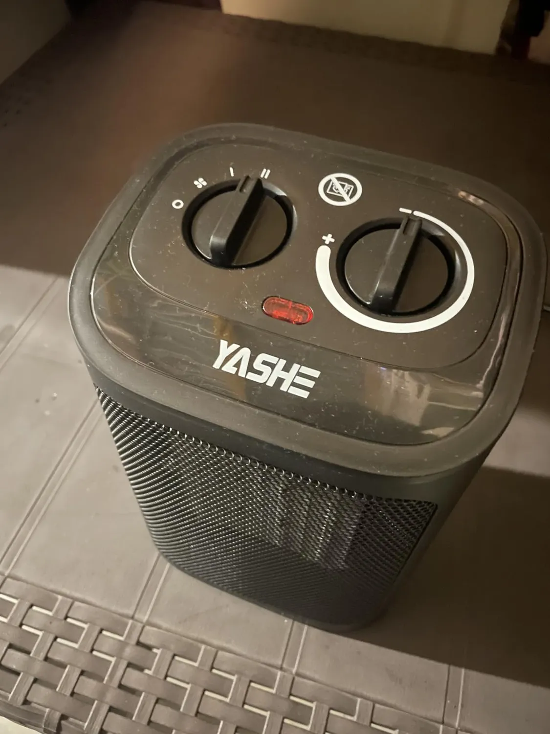 YASHE Stufa Elettrica Ceramica PTC 1500W 3 Modalità