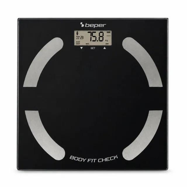 Beper P303BIP051 Bilancia Pesapersone 180 kg LCD
