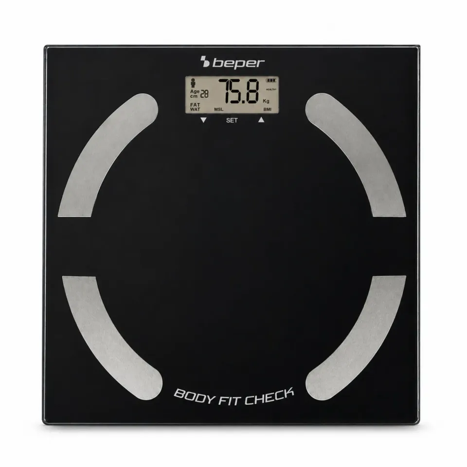 Beper P303BIP051 Bilancia Pesapersone 180 kg LCD