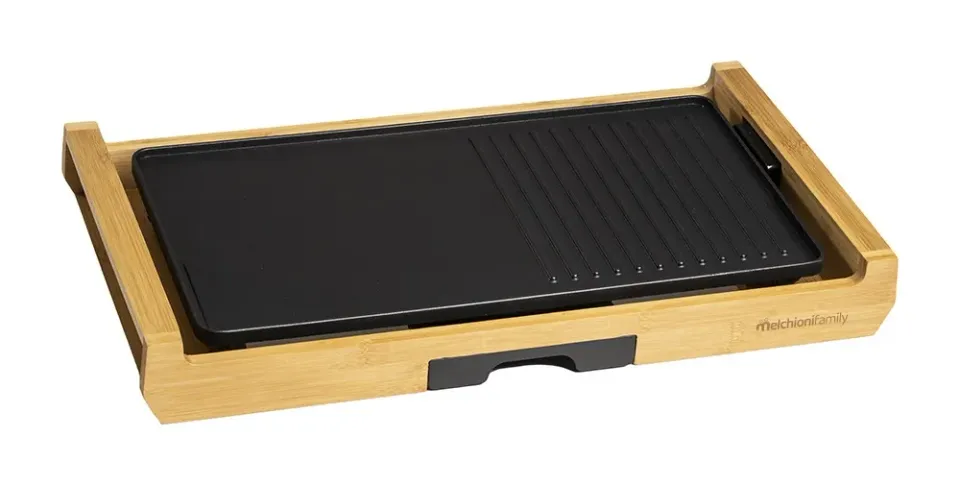 Melchioni Family Bamboo Grill Bistecchiera Elettrica 1800W