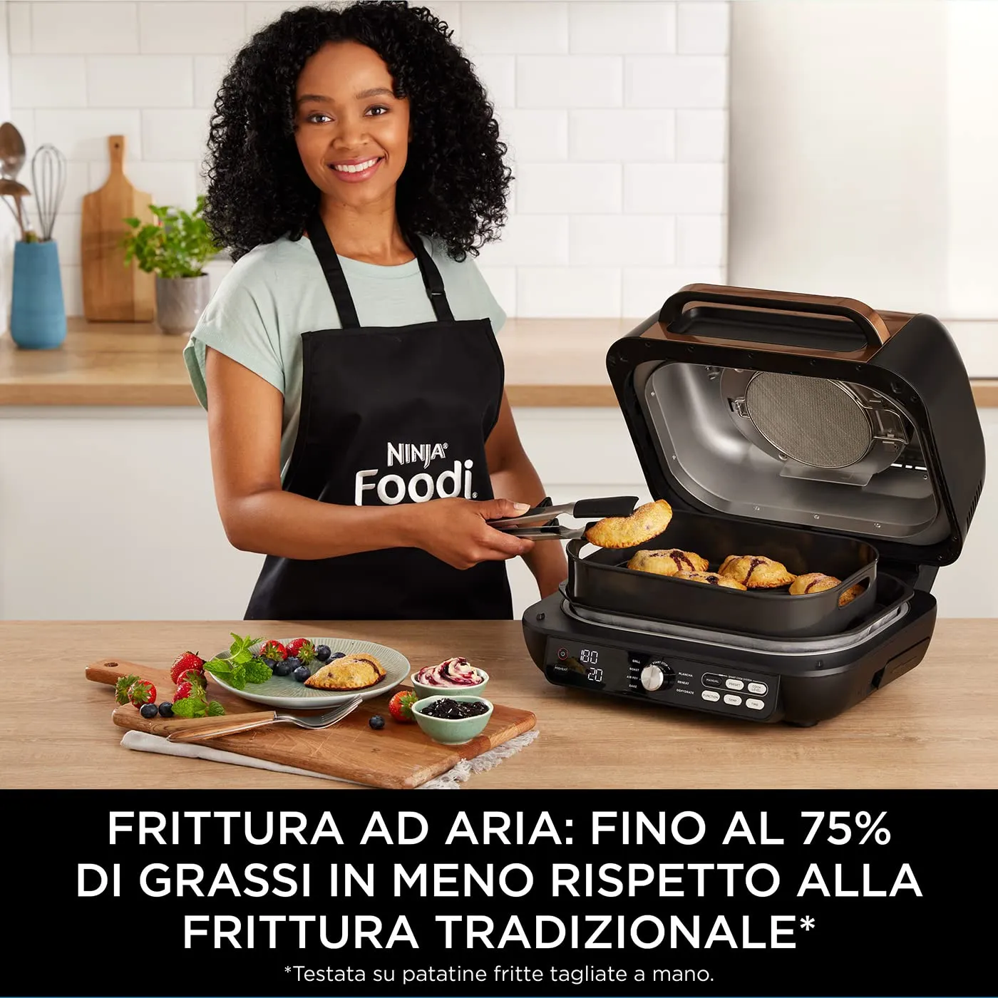 Ninja Foodi Max Pro AG651EUCP griglia friggitrice rame 3,8 L