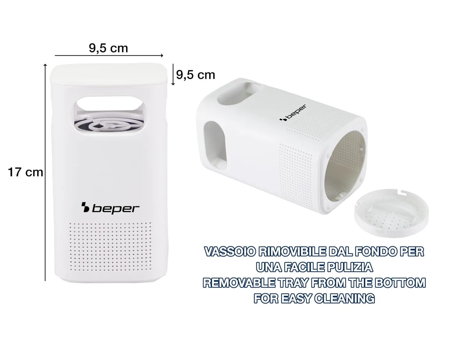 Beper P206ZAN101 Zanzariera LED USB Silenziosa Interno