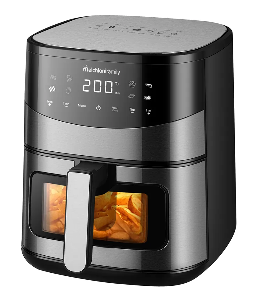 Melchioni Family Arianna Friggitrice ad Aria 6,5L nera 2000W