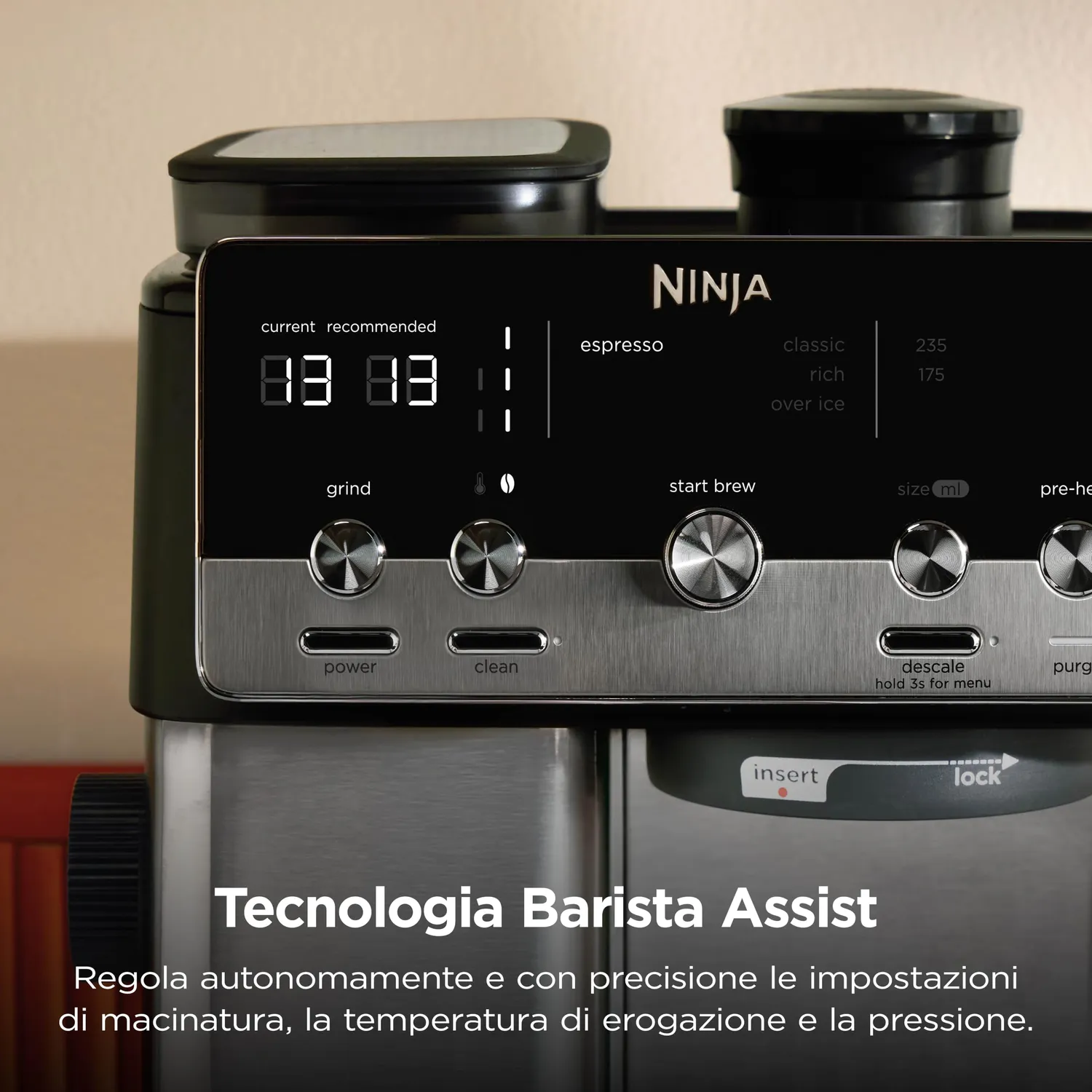 Ninja Luxe Café Mini ES301EU macchina caffè espresso e filtrato 1,3L