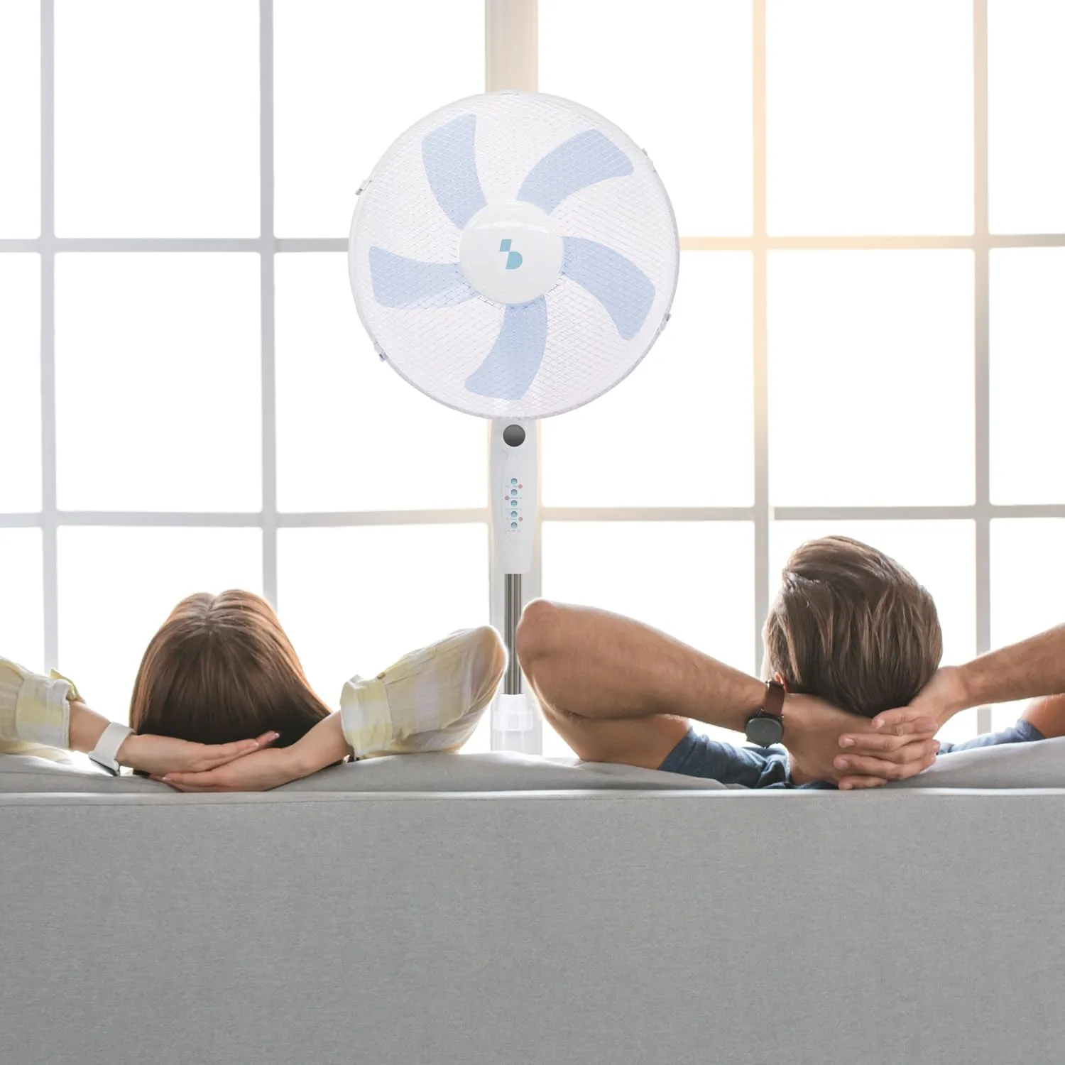 Beper P206VEN133 ventilatore piantana 40cm telecomando 3 velocità