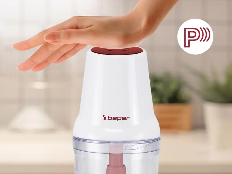 Beper P102ROB010 tritatutto 400W 500 ml bianco rosso
