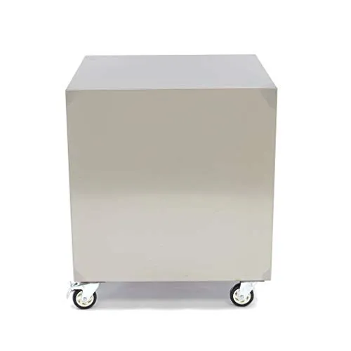 Maxima supporto inox su ruote 60x60 120 kg