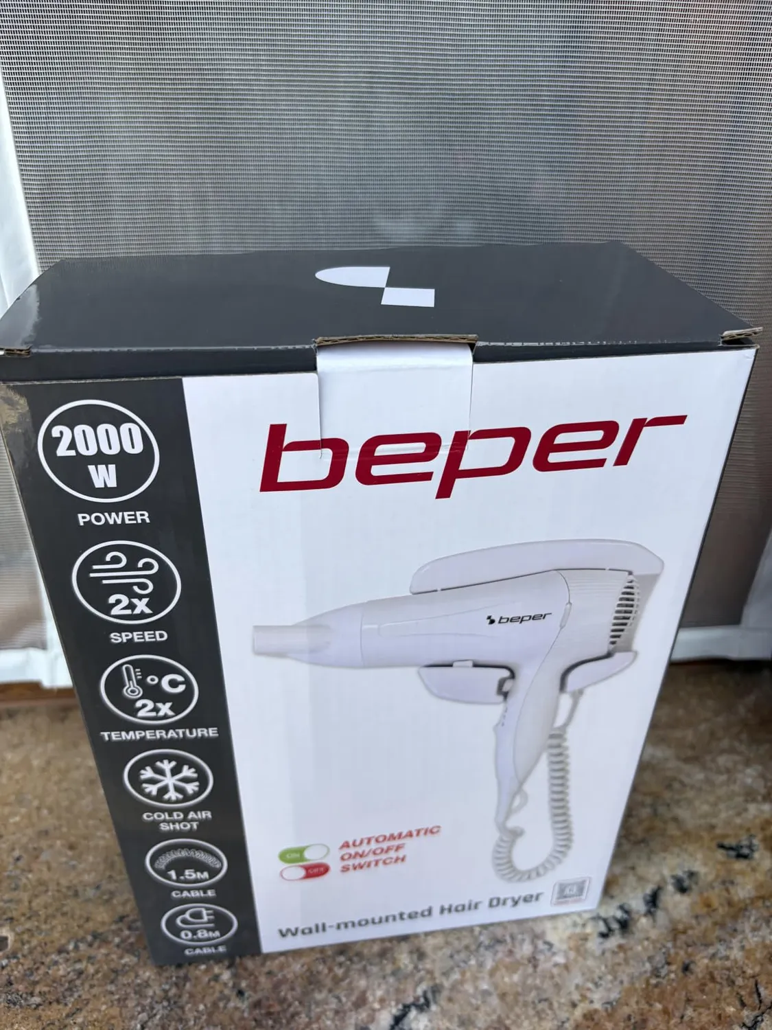 Beper 40.490 phon da parete 2000W con supporto