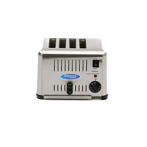 Maxima tostapane 4 fette professionale timer inox