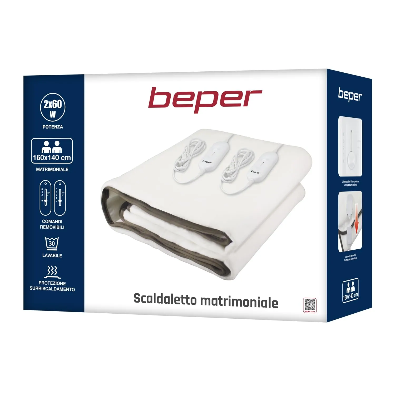 Beper P203TFO111 Scaldaletto Matrimoniale 160x140 cm