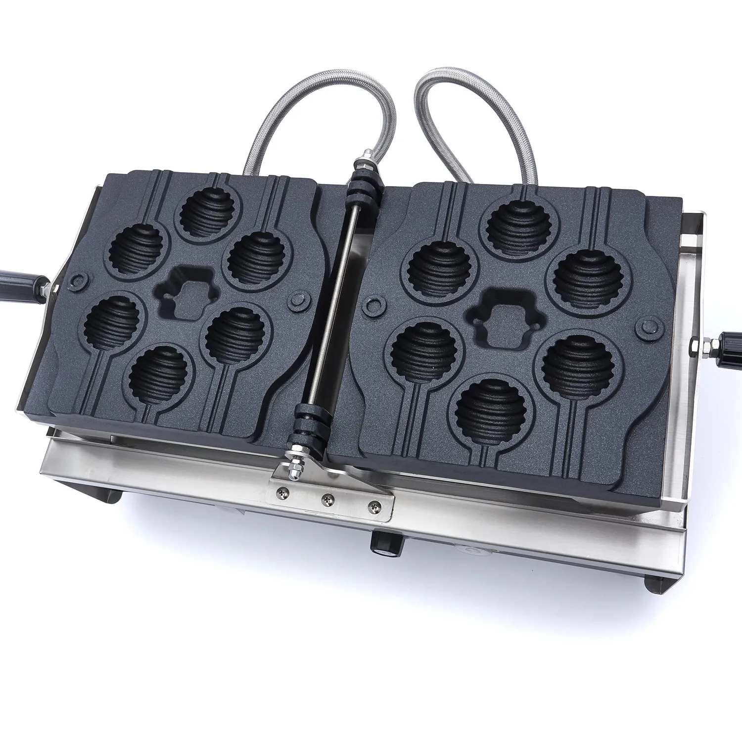 Maxima piastra waffle 6 cake pops su stecco