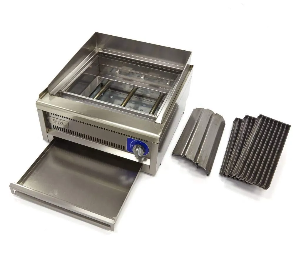 Maxima Commercial Grade Chargrill Gas 60x60 9kW Ghisa