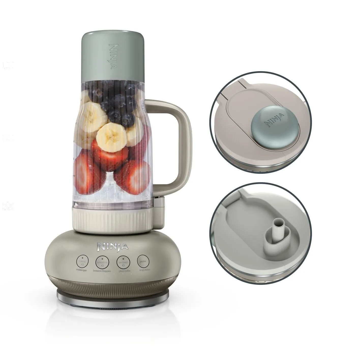 Ninja BlendBoss Frullatore 710 ml Lilla/Giallo 1100 W