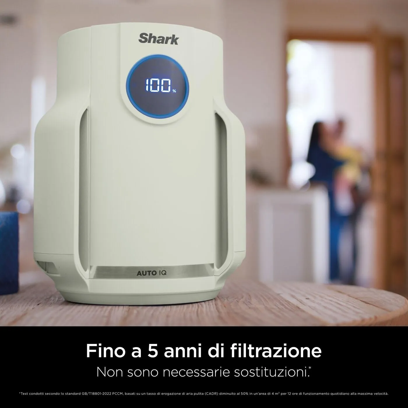 Shark NeverChange HP072EUGN Purificatore Aria Verde 23m²