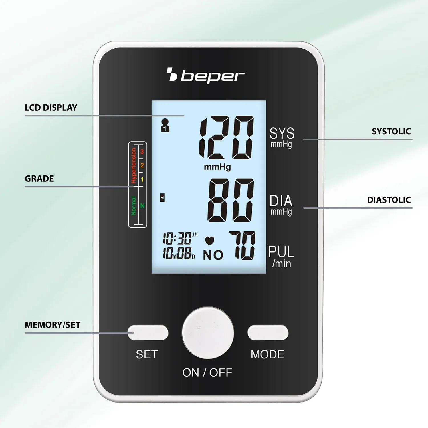Beper P303MED100 misuratore pressione braccio digitale