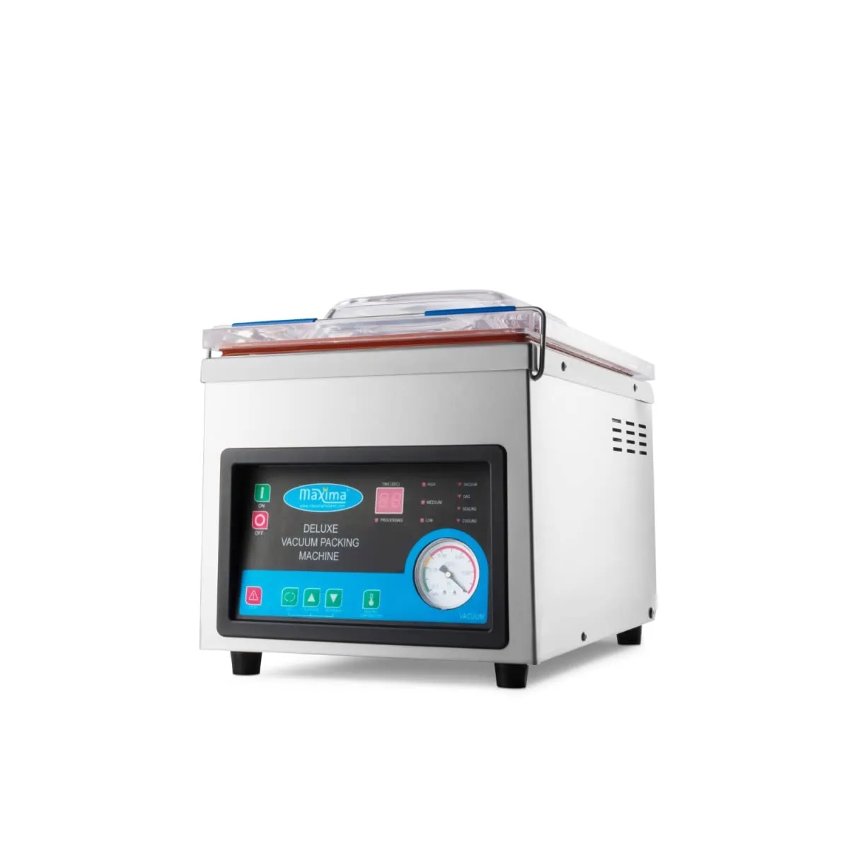 Maxima macchina sottovuoto banco 260 mm 370W inox