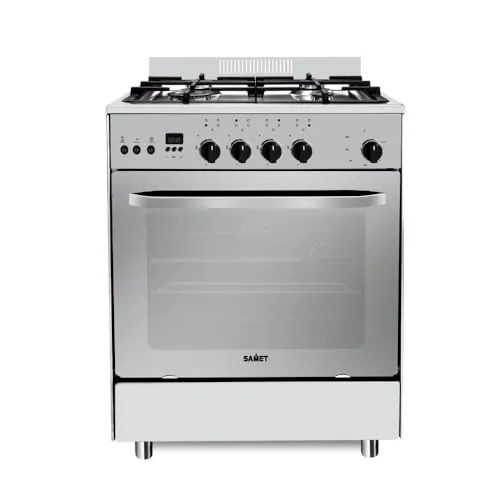Samet Stromboli cucina gas 4 fuochi 60x60 cm inox