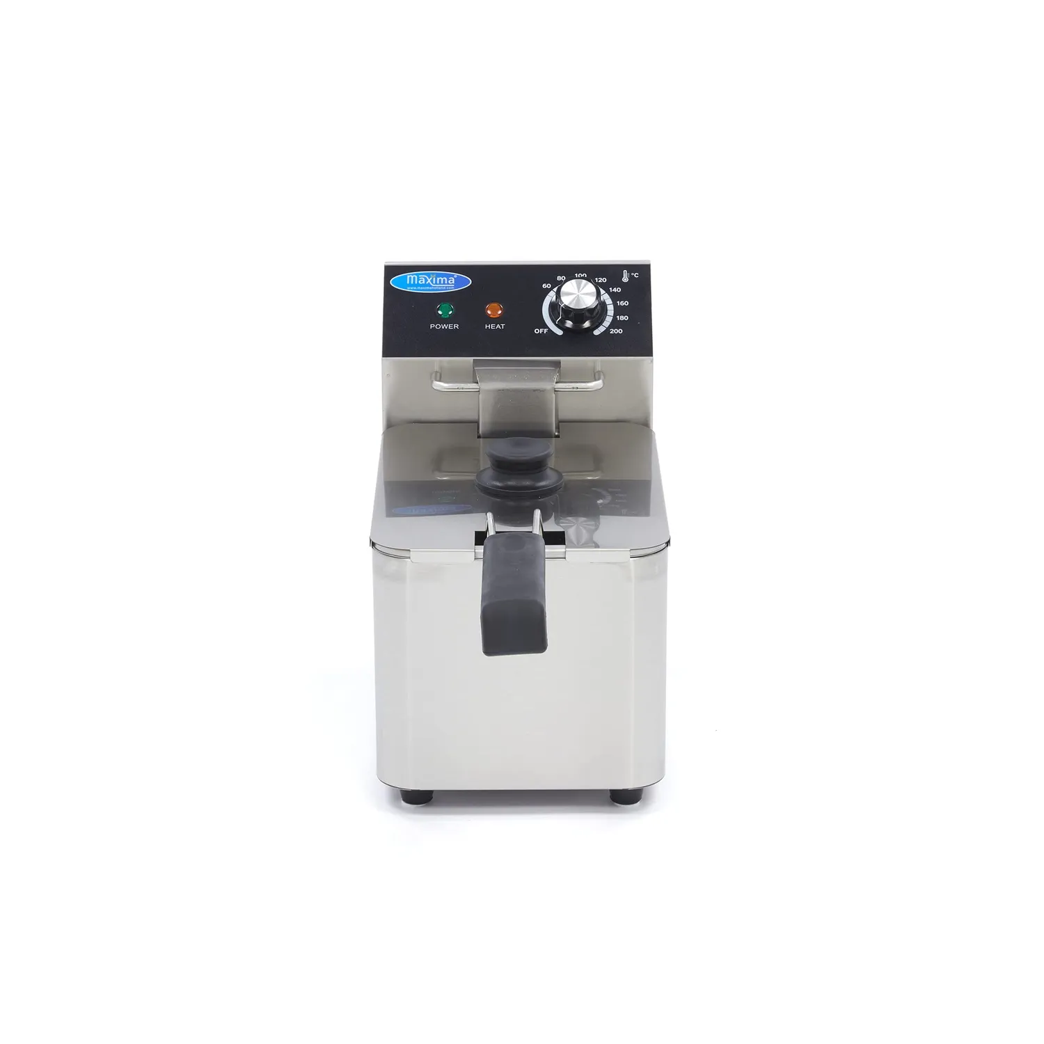 Pizza Maxima friggitrice inox 4L 1 cestello 0,8 kg