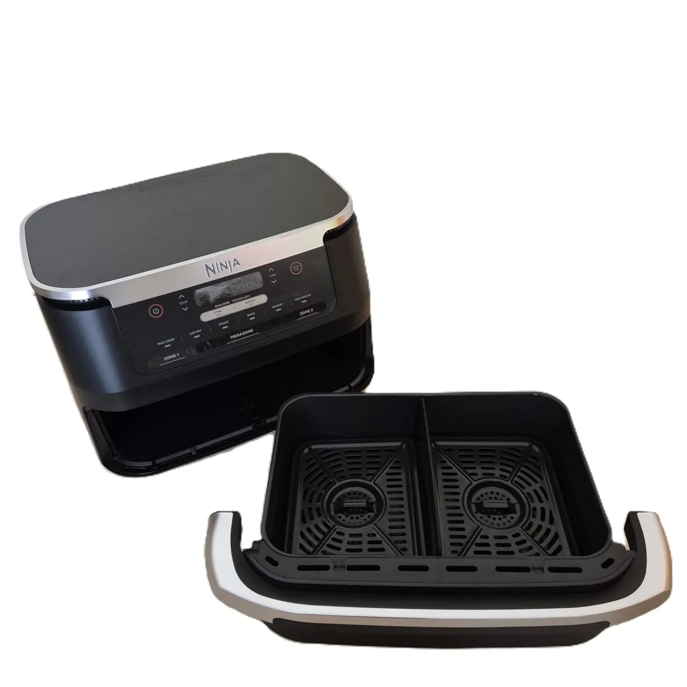 Ninja FlexDrawer Friggitrice ad Aria 6,6L Nera
