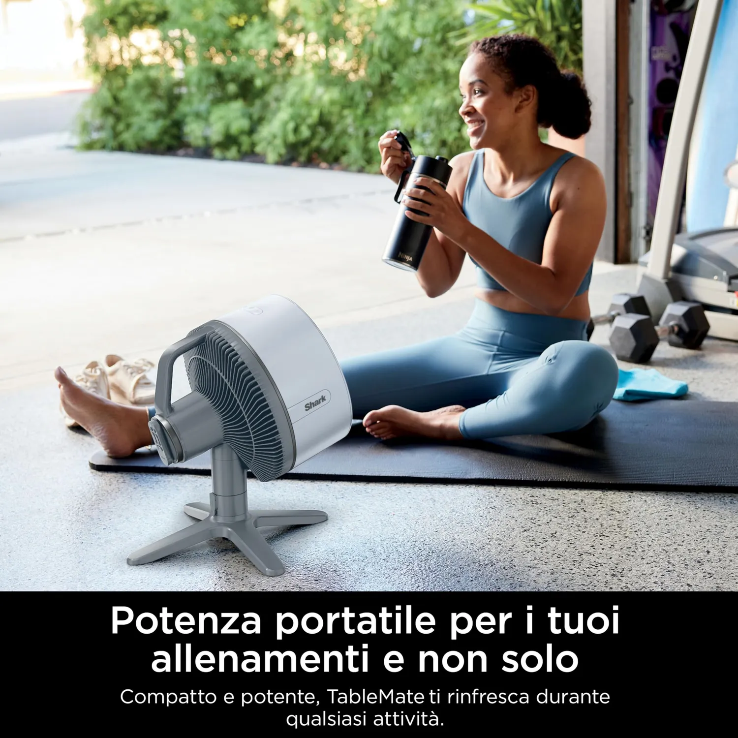 Shark FlexBreeze TableMate FA150EU Ventilatore 24h Nebbia