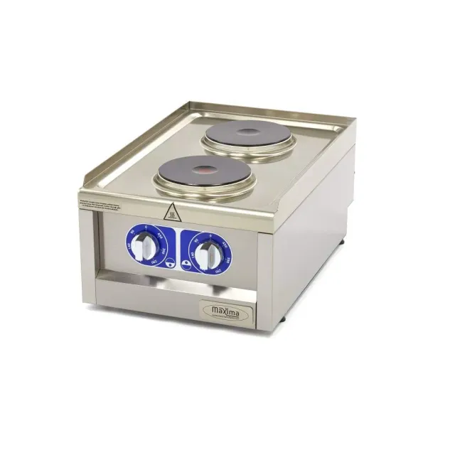 Pizza Maxima Piastra Elettrica 2 Fuochi 40x60 3500W