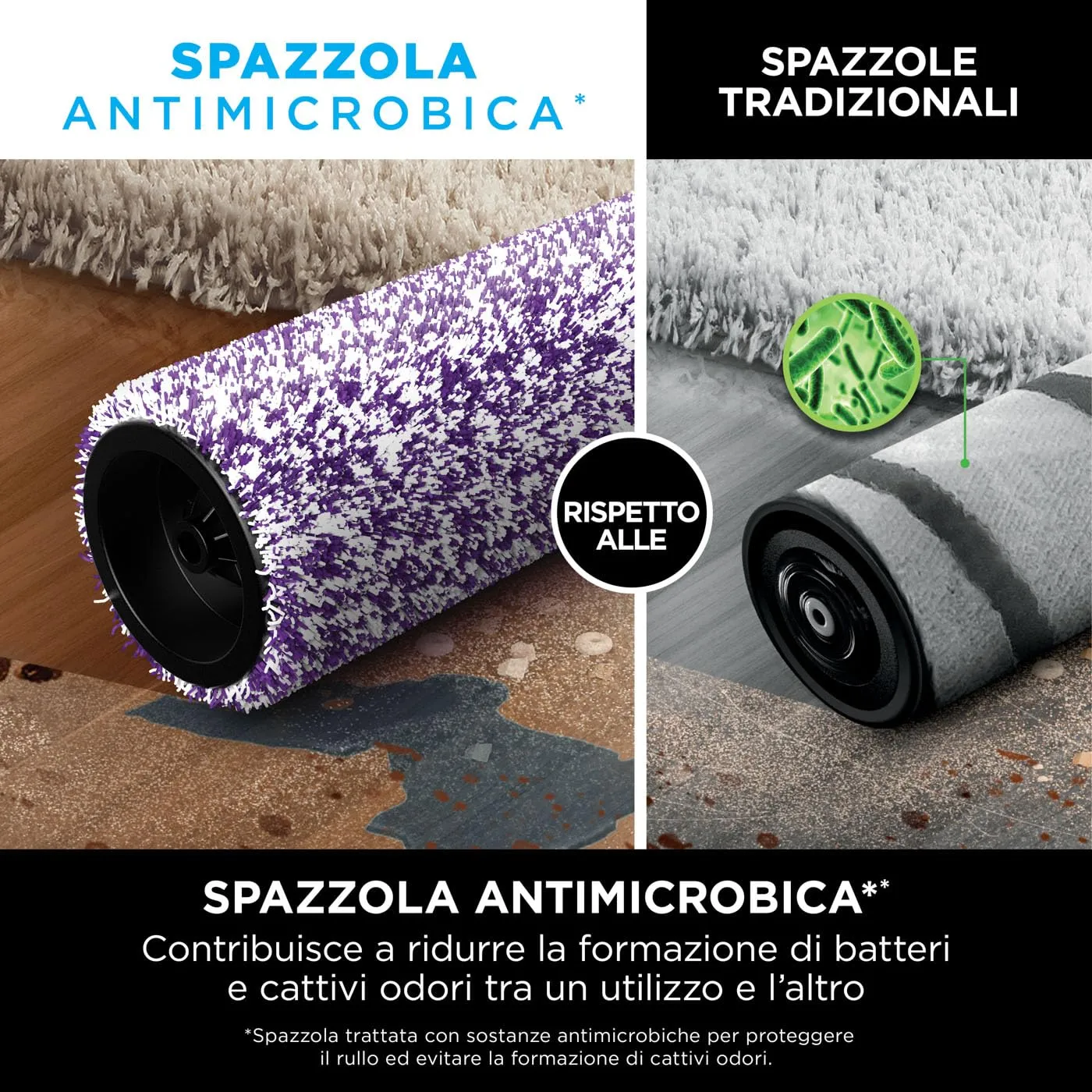 Shark HydroVac lavapavimenti senza filo nero