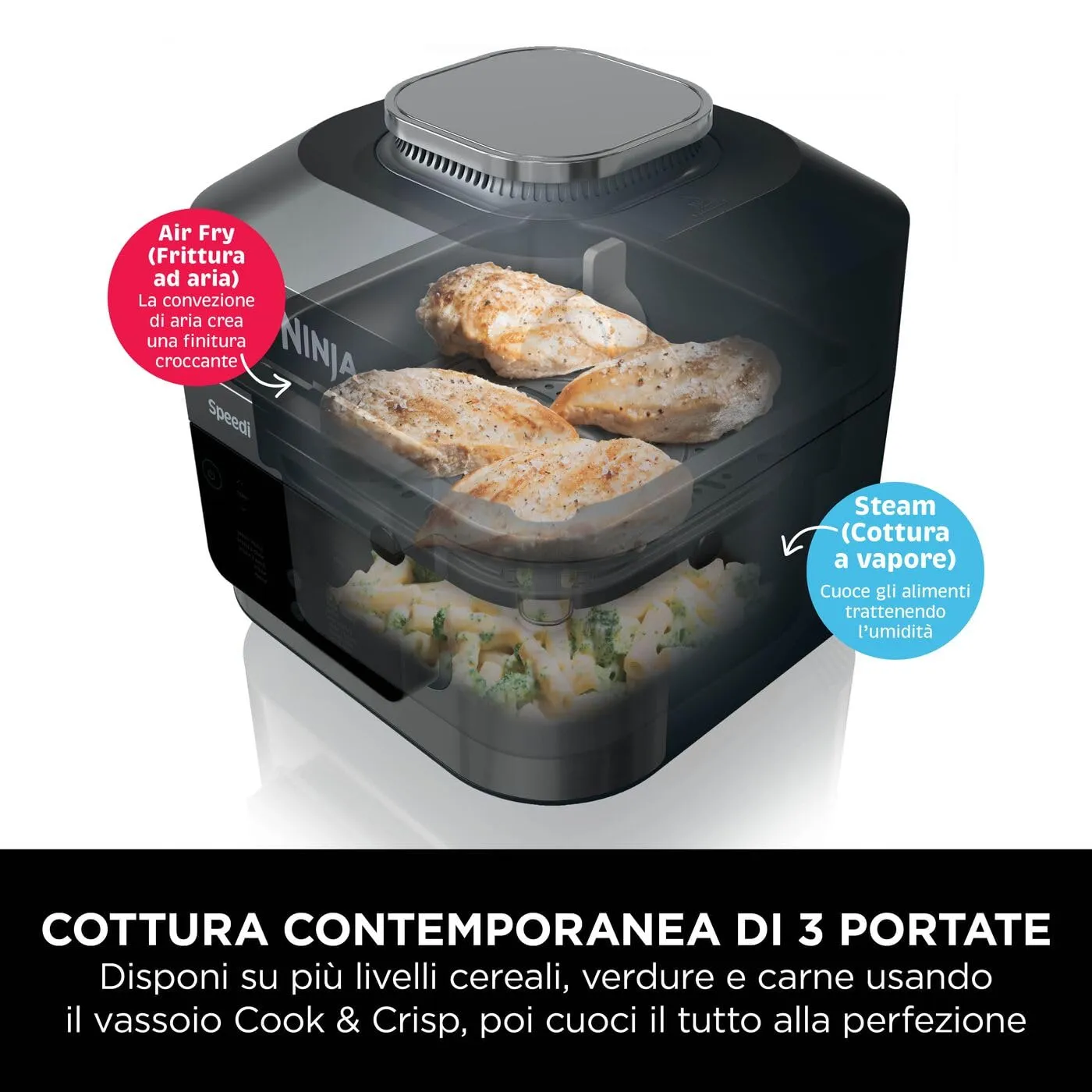 Ninja Speedi ON500EU multicooker 5,7 L 10 funzioni